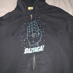 Large Vintage Big Bang Theory Zip Up.